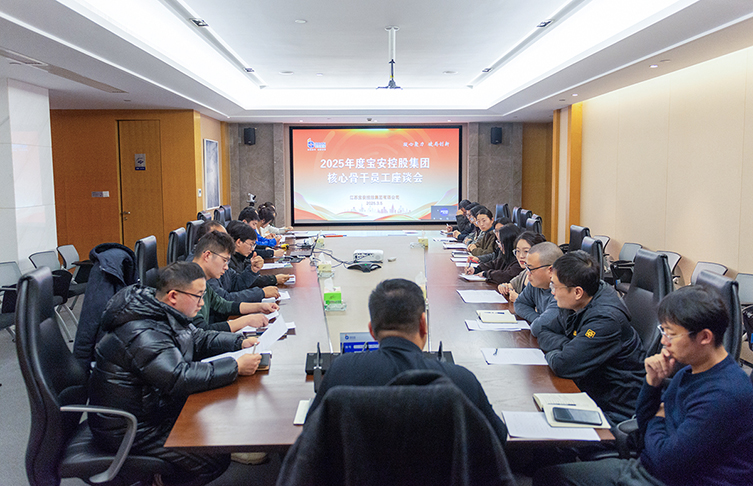 凝心聚力 破局創(chuàng)新——江蘇寶安控股集團(tuán)召開2025年度核心骨干員工座談會(huì)